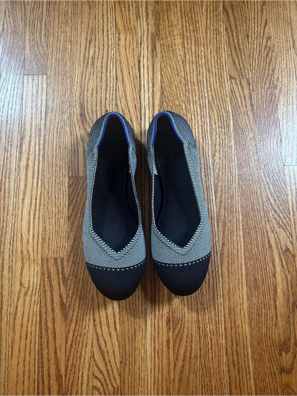Women’s Rothy’s the flat gray mist ballet flat shoes size 10
